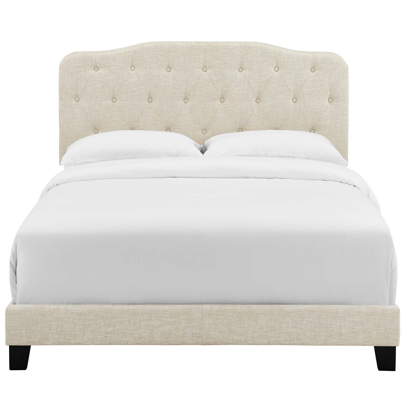 Amelia Queen Upholstered Fabric Bed