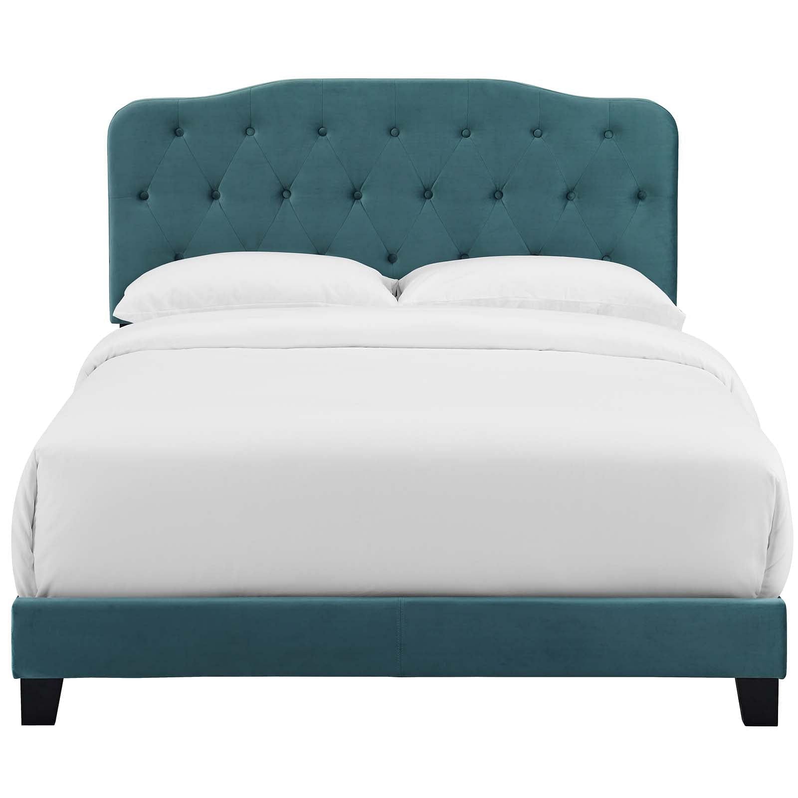 Amelia Twin Performance Velvet Bed