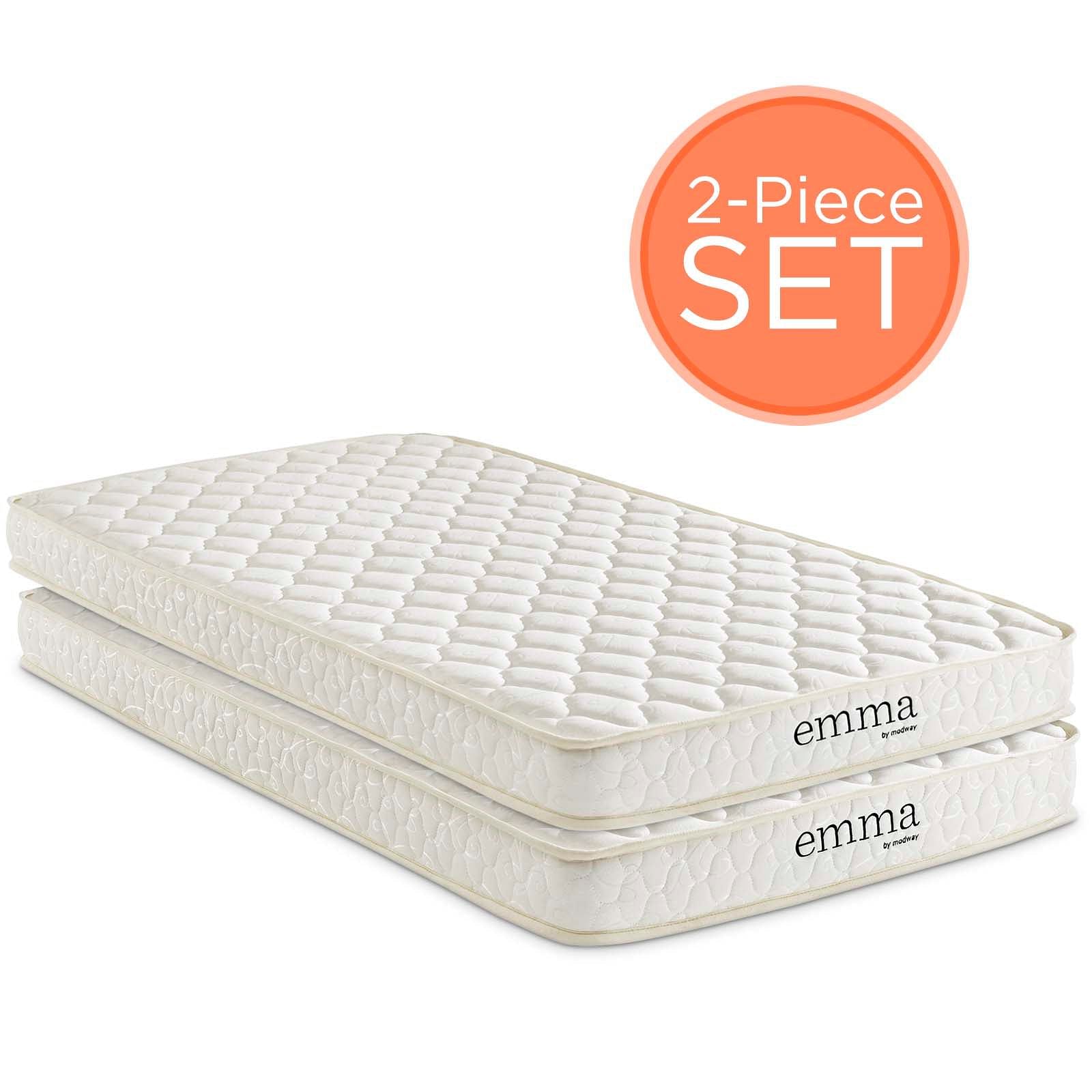 Emma 6" Twin Mattress Foam Set of 2