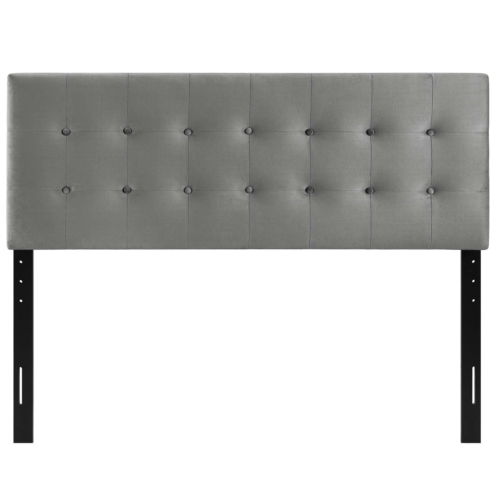 Emily King Biscuit Tufted Performance Velvet Headboard