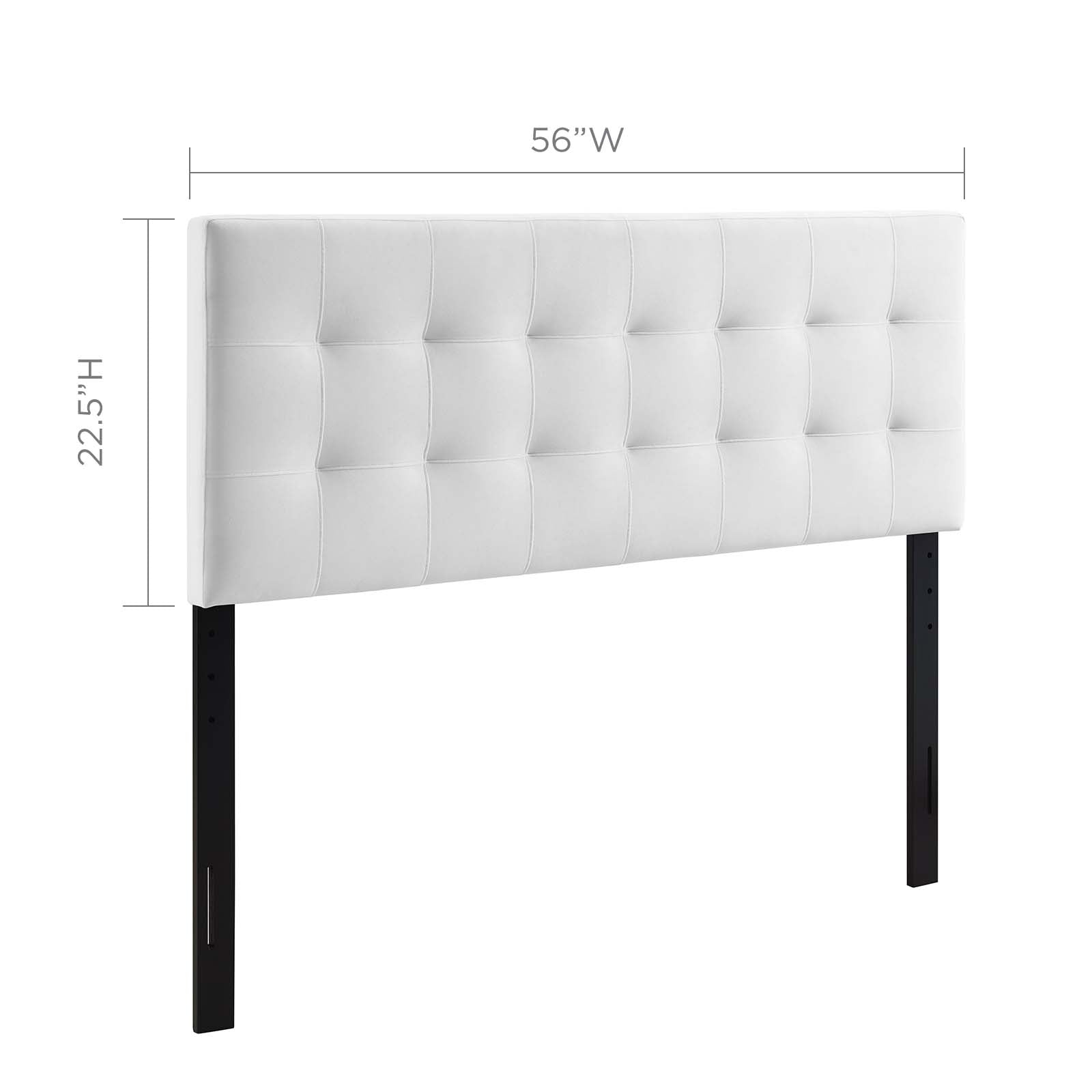 Lily Biscuit Tufted Full Performance Velvet Headboard