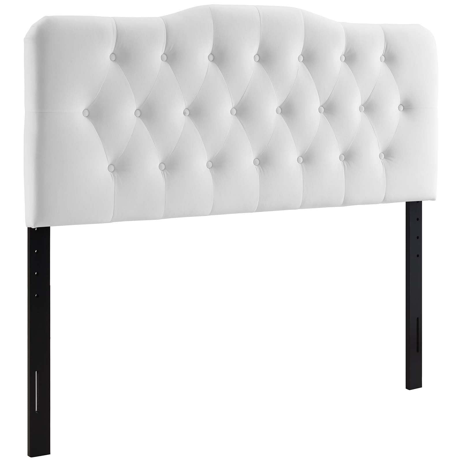 Annabel Queen Diamond Tufted Performance Velvet Headboard