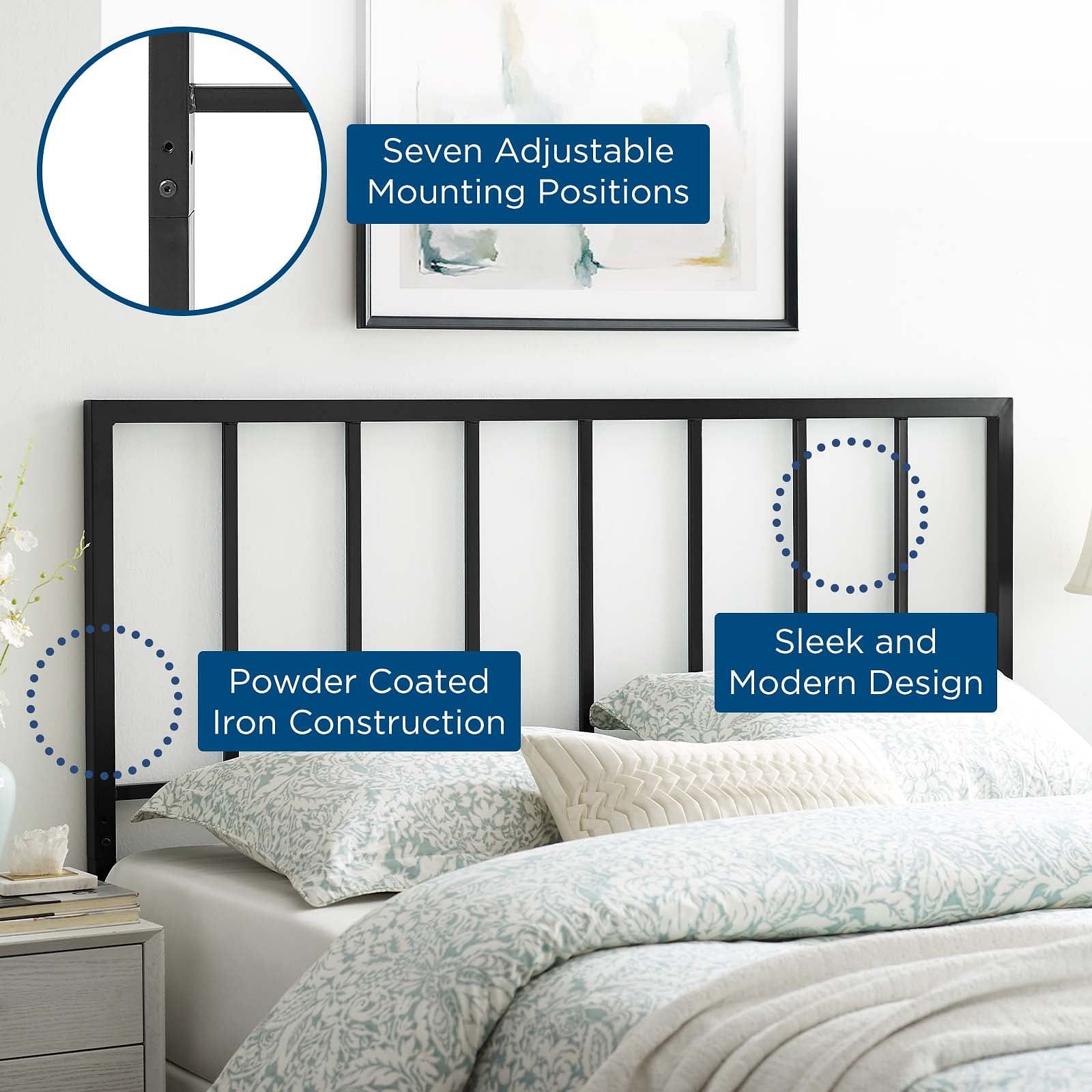 Tatum Full Metal Headboard