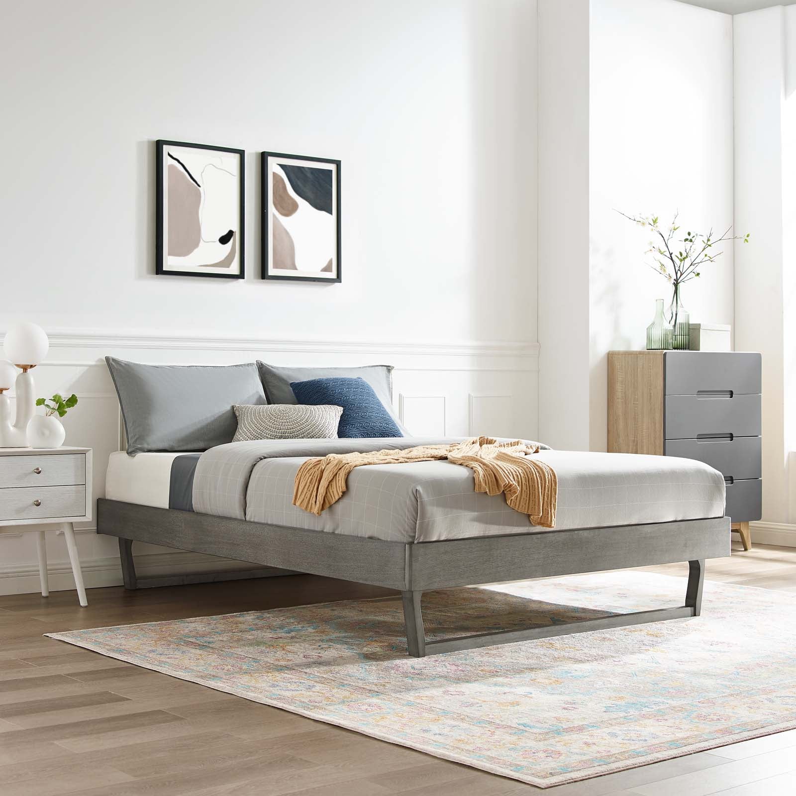 Billie Twin Wood Platform Bed Frame