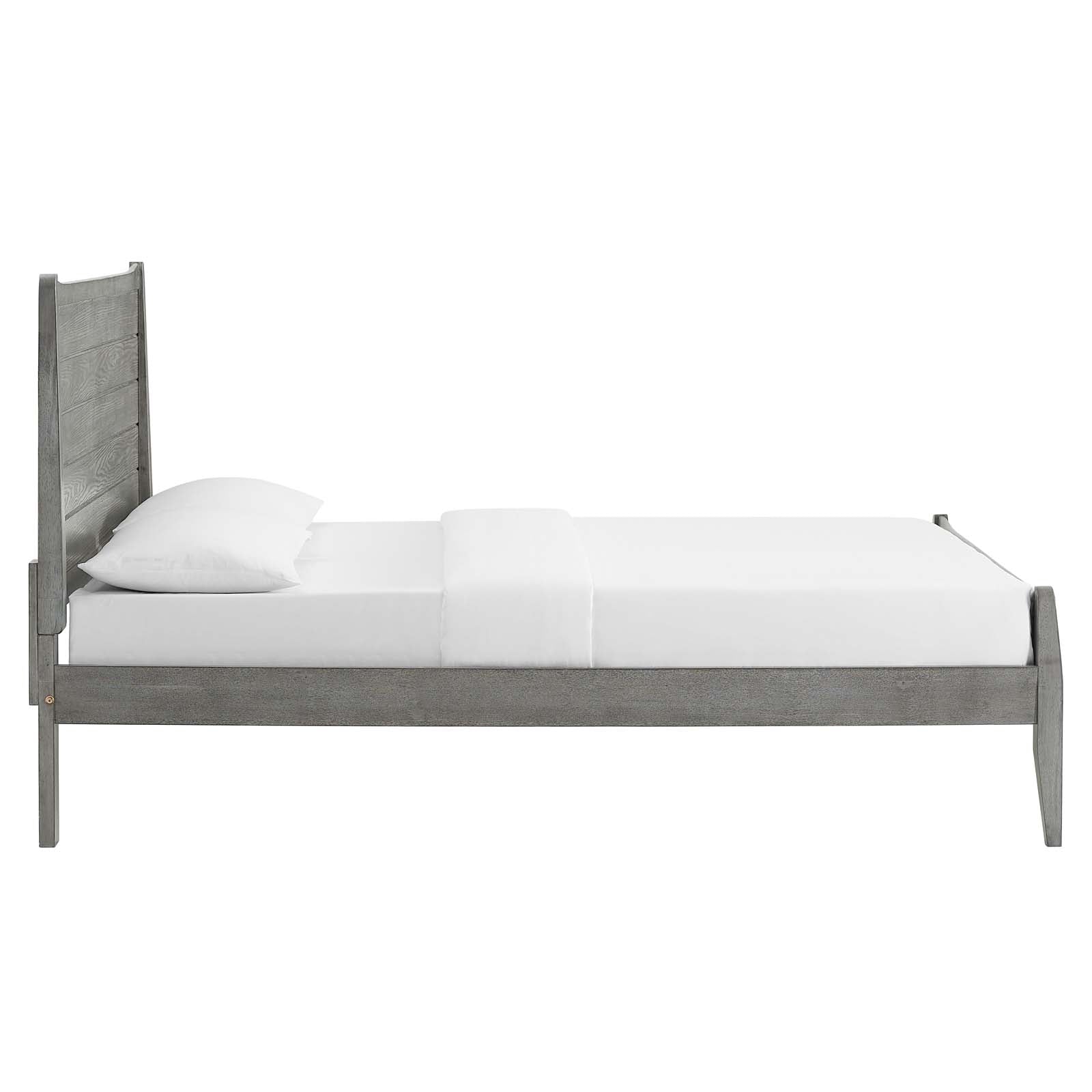 Georgia King Wood Platform Bed