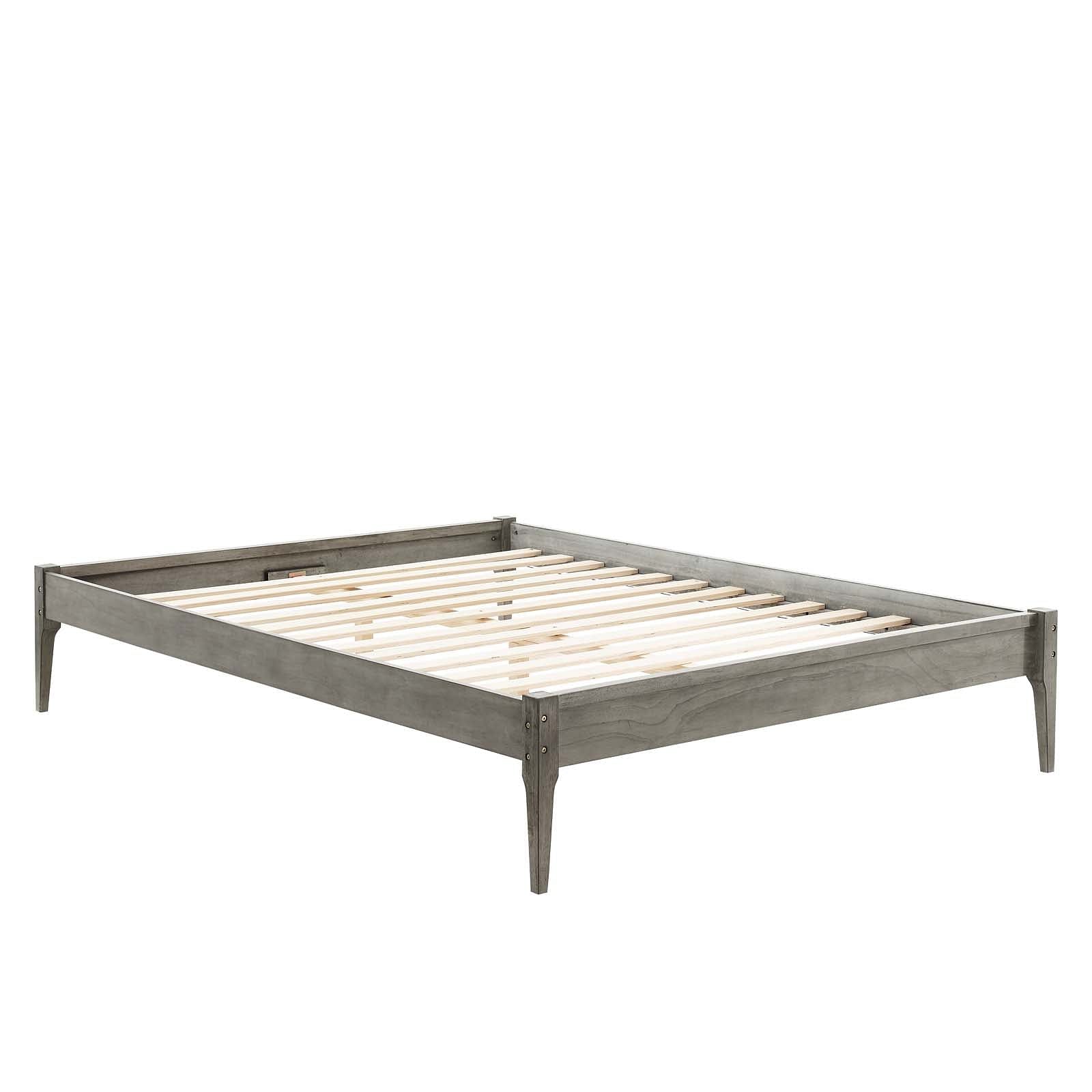 June Twin Wood Platform Bed Frame