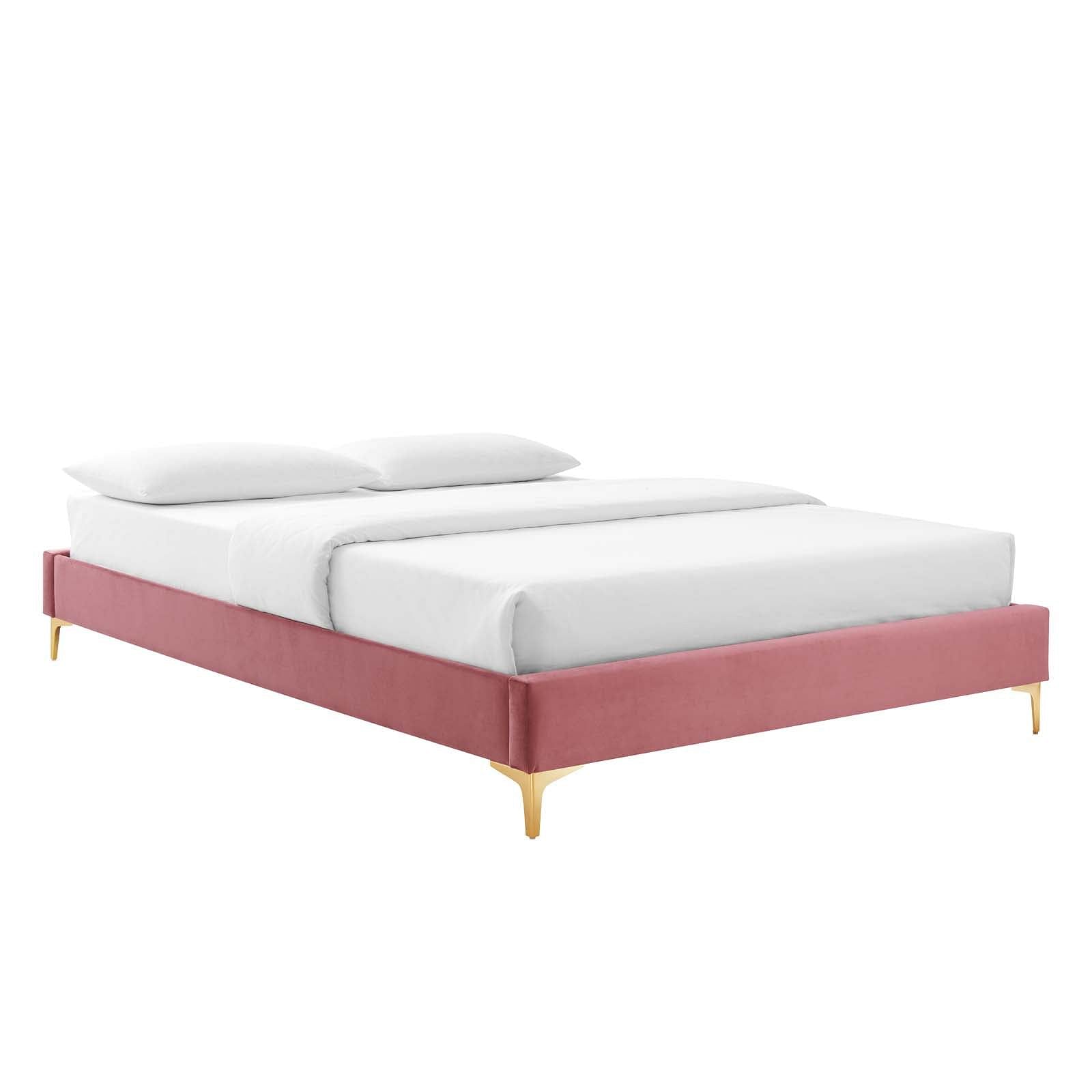 Sutton Twin Performance Velvet Bed Frame