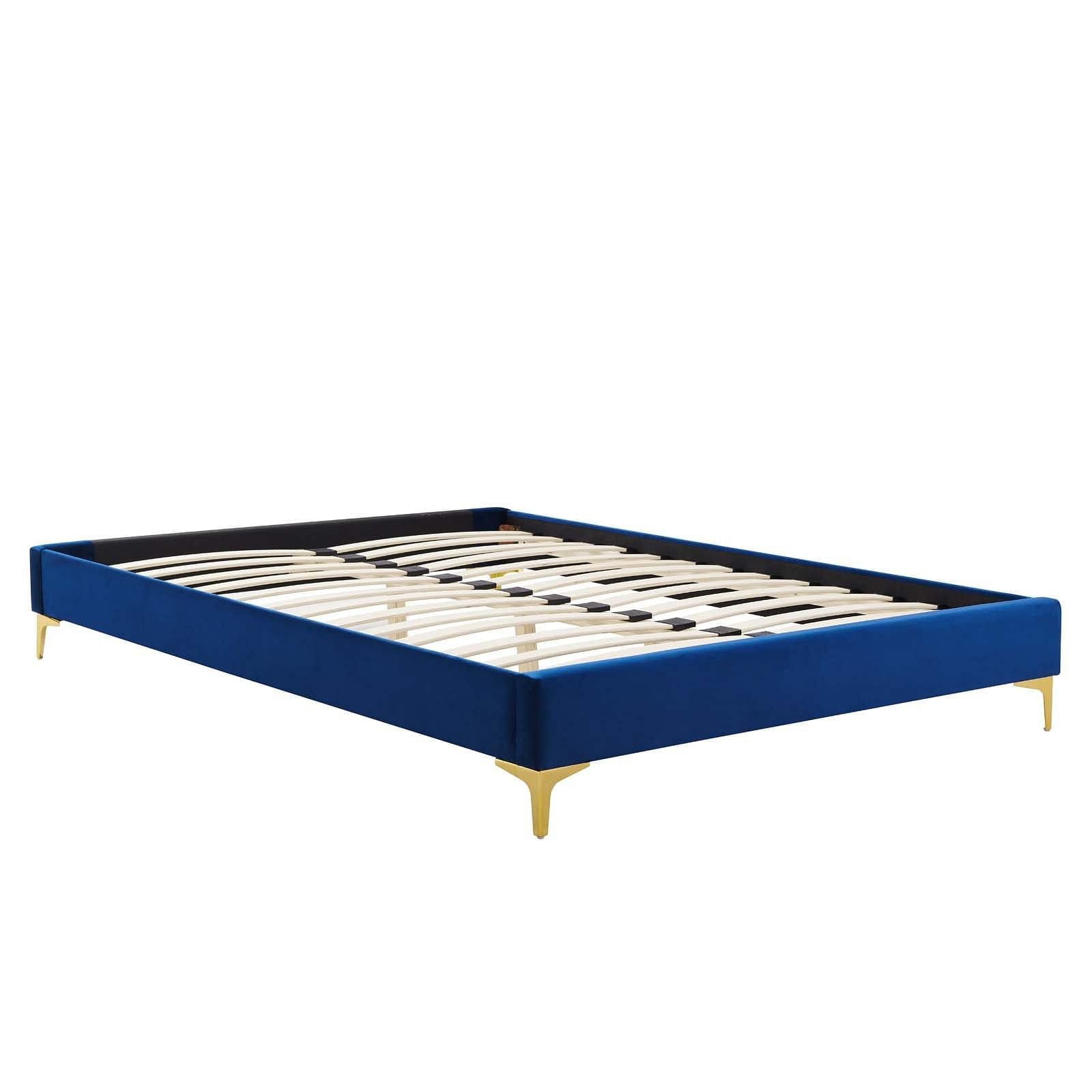 Sutton Full Performance Velvet Bed Frame