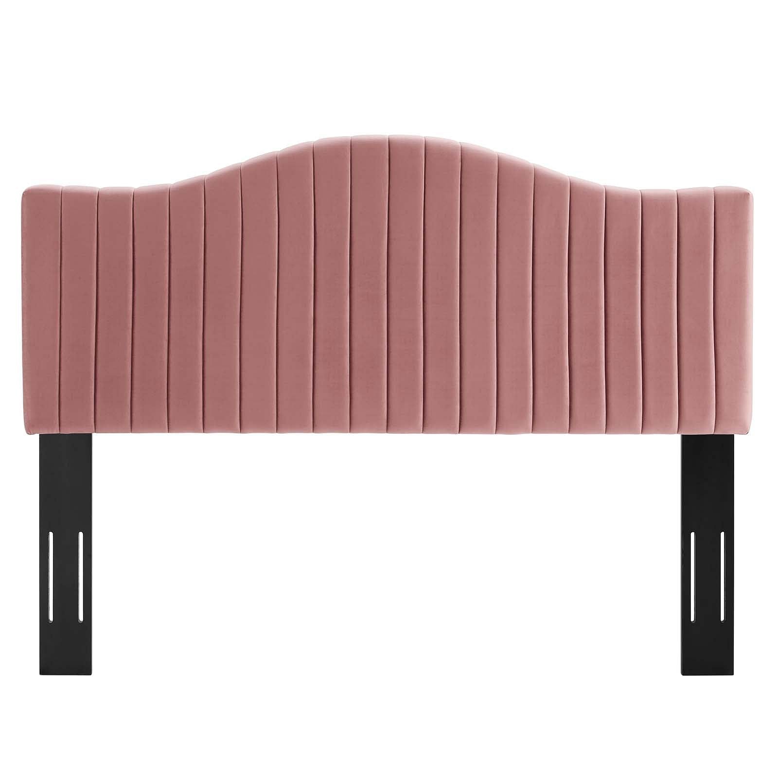 Brielle Channel Tufted Performance Velvet Twin Headboard