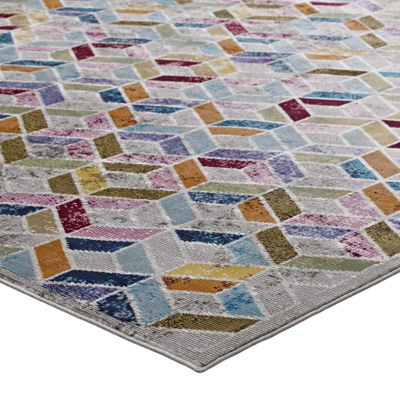 Laleh Geometric Mosaic 4x6 Area Rug