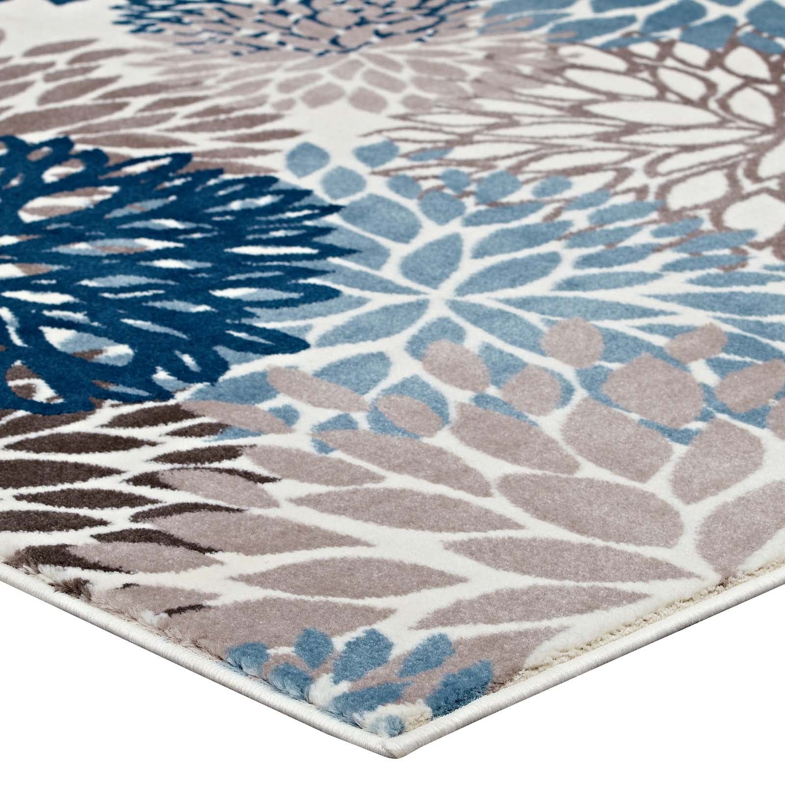 Calithea Vintage Classic Abstract Floral 5x8  Area Rug