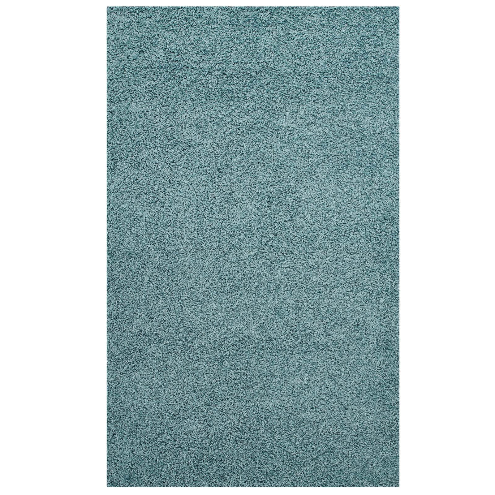 Enyssa Solid 5x8 Shag Area Rug