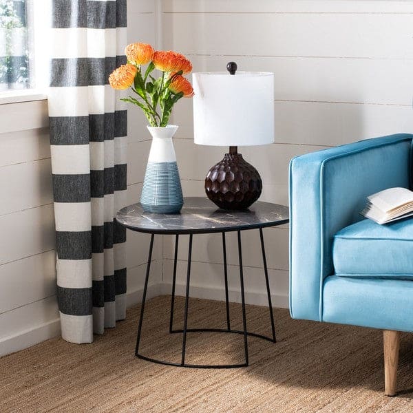 The BROOKS Luxurious Modern Side Accent Table for Any Room | Black