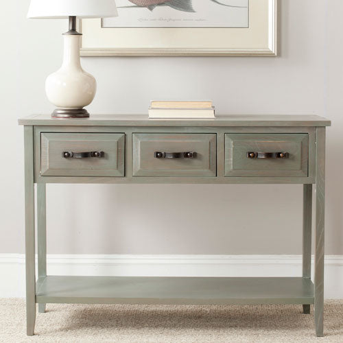 Aiden 3 Drawer Console Table - Country Style