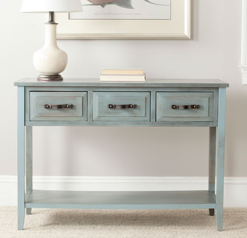 Aiden 3 Drawer Console Table | Safavieh - Perfect for Entryway