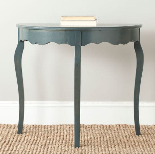 The Aggie Console | Sophisticated Demilune Entryway Table