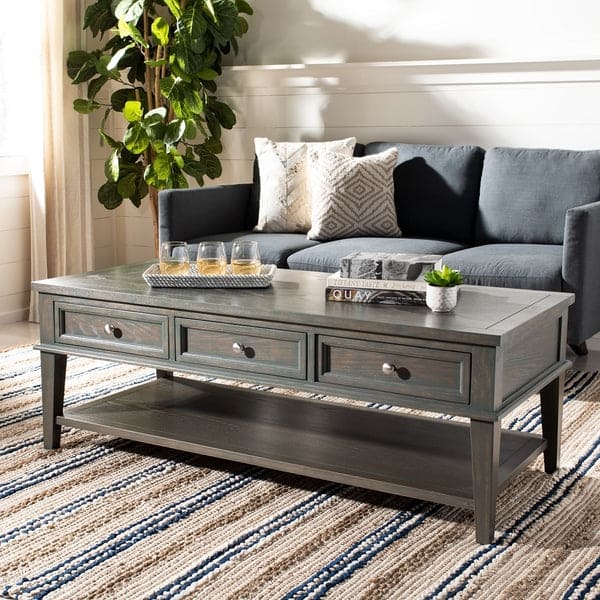 Manelin Coffee Table With Storage Drawers