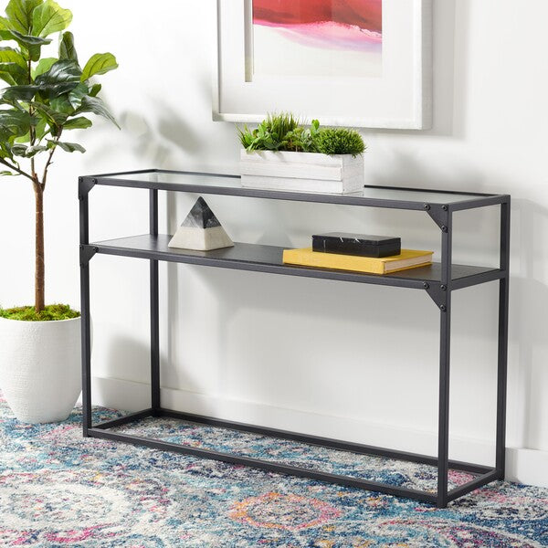Stylish Ackley Console Table | For Entryway or Corner TV Stand