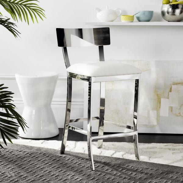 Abby 35''H Stainless Steel Counter Stool