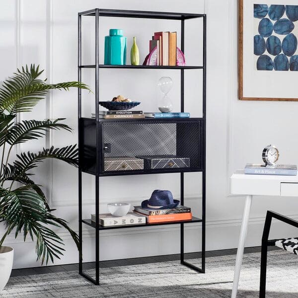 Abay 31.5''W Storage Bookshelf | Sleek Modern Design