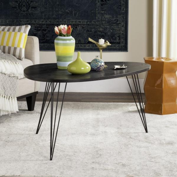 Rocco Retro Mid Century Wood Coffee Table