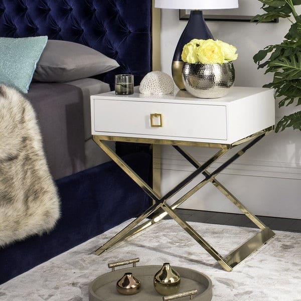 Zarina Modern Cross Leg End Table